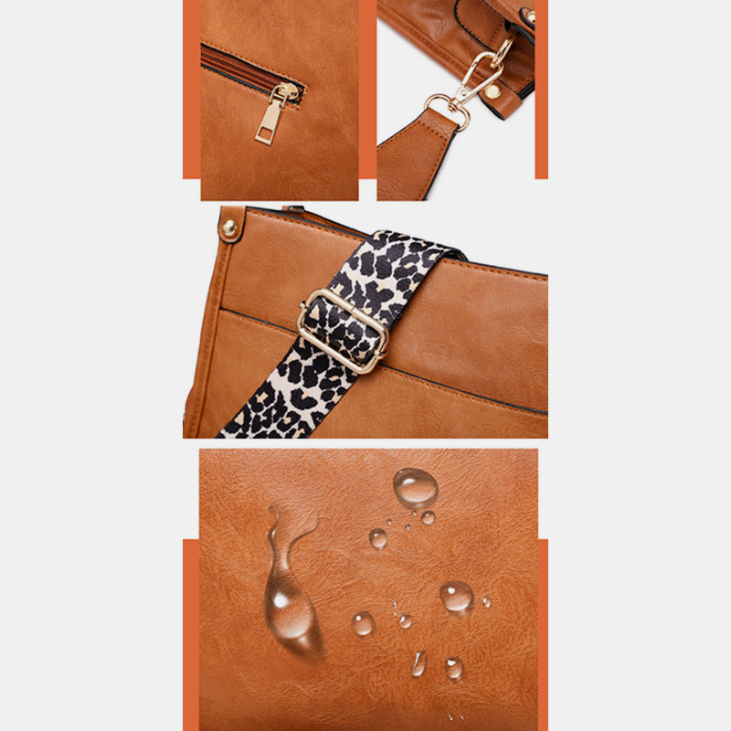 Vintage Crossbody Bag for Women Lightweight Waterproof Casual Shoulder Bag