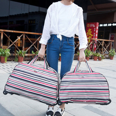 Multiple Style Pull Rod Travel Bag Waterproof Duffel Bag