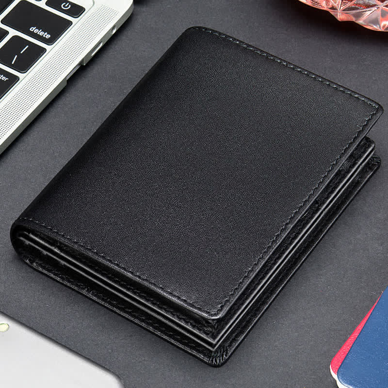 Retro Leather Wallet for Men RFID Blocking Credit Card Holder