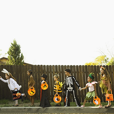 10 Pcs Halloween Kids Handmade Diy Fabric Gift Bag Handbag