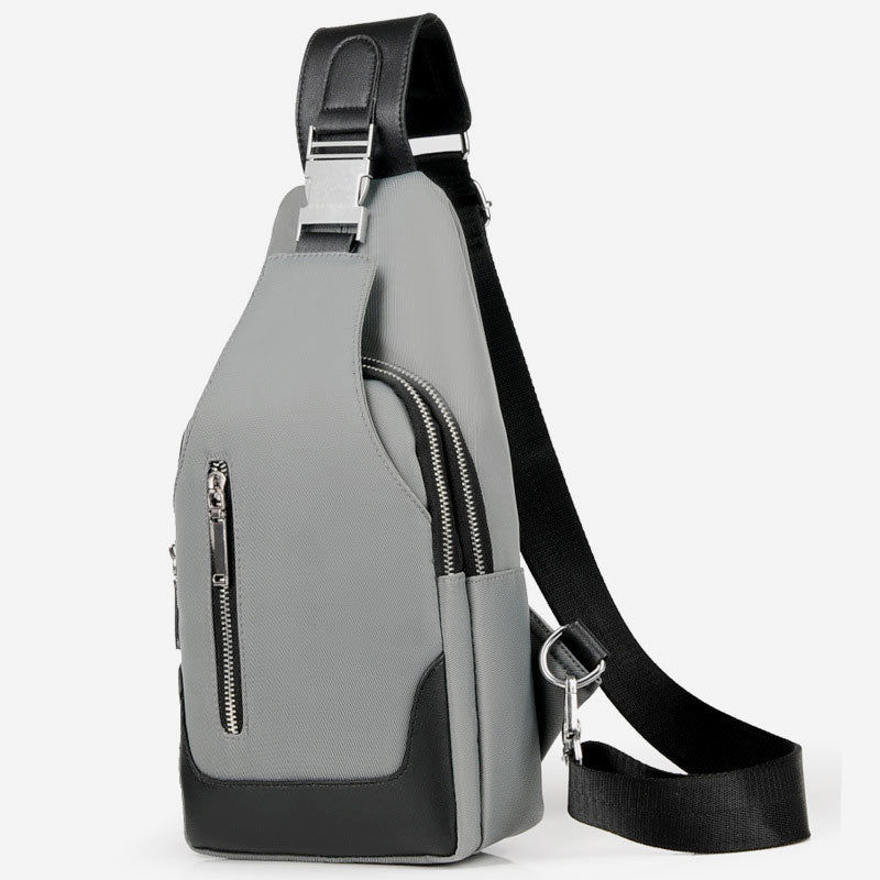 USB Charging Waterproof Sling Bag