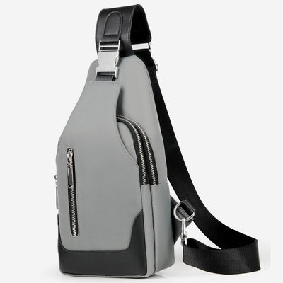 USB Charging Waterproof Sling Bag