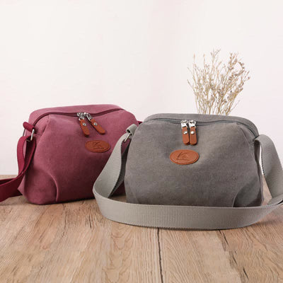 Canvas Crossbody Bag for Women Lightweight Small Shoulder Purse