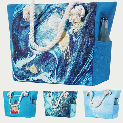 Tote For Daily Use Beach Travel Multi Function Canvas Bag