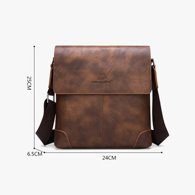 Messenger Bag For Men Business Gentlemen Style Crossbody Bag