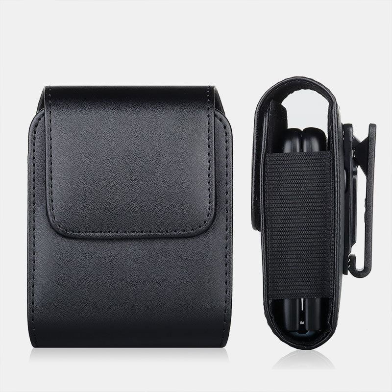 Mini PU Waist Bag EDC Pouch for Samsung Z Flip 3 Moto Razr
