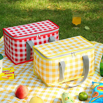 Cooler Bag For Outing Travel Thickened Aluminum Film Picnic Basket