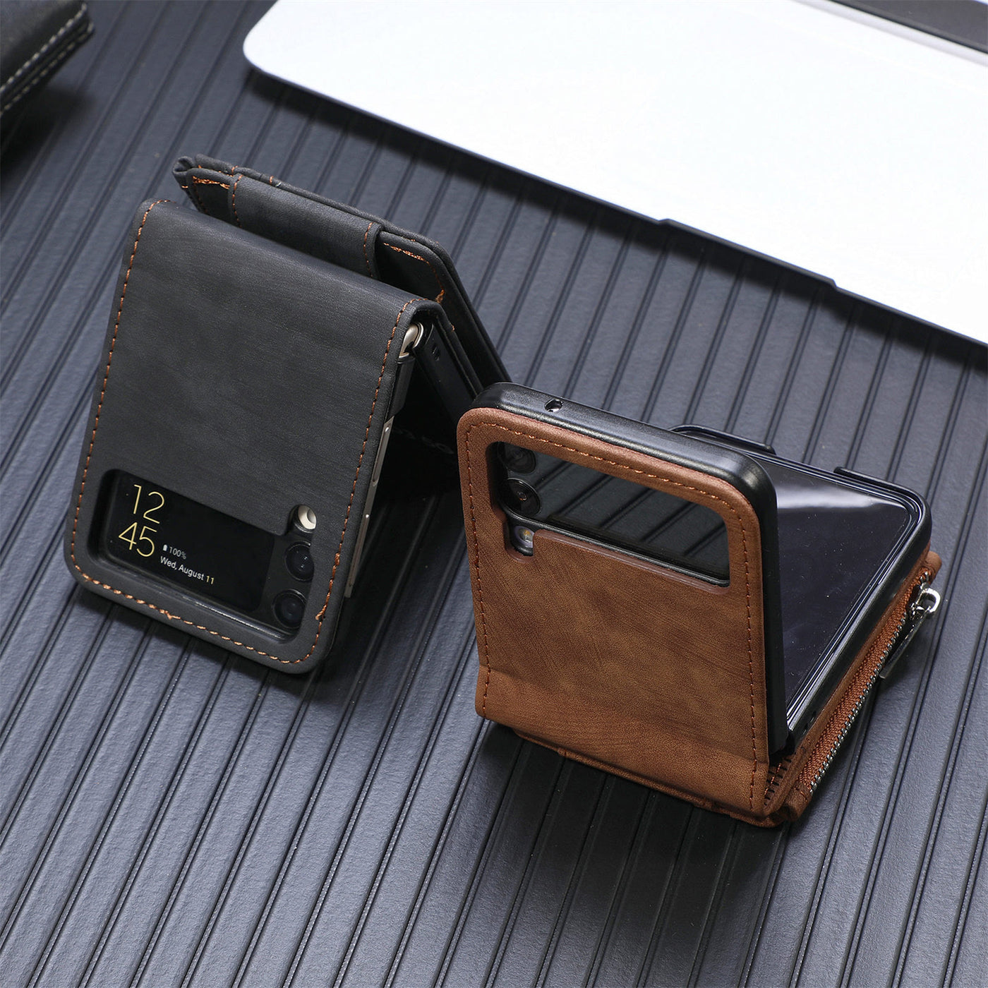 Phone Case For Z Flip 6 / Z Flip 5 2-In-1 Detachable Samll Wallet