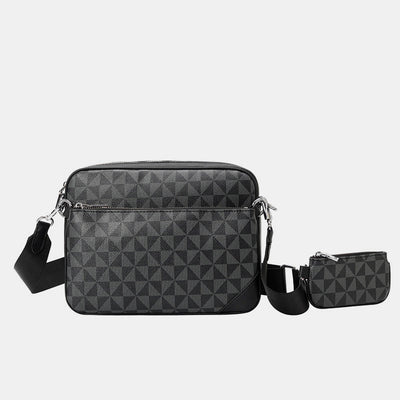 Classic Smaill 3 Pcs Crossbody Bag Set Unisex Clutch Purse Set
