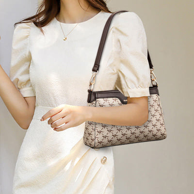 Leather Crossbody Bag for Women Casual Small Trendy Shoulder Purses