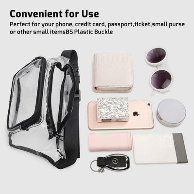 Waist Bag For Women Outdoor Running Fitness Waterproof PVC Bag