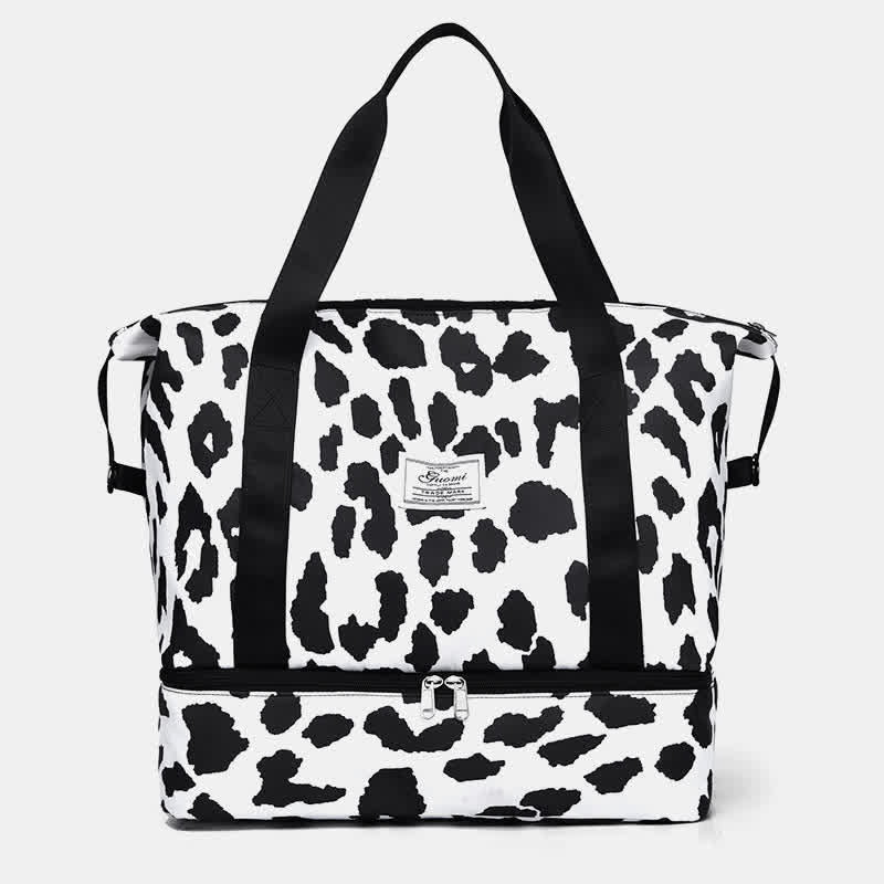 Duffel Bag for Women Sports Handbag with Wet Pocket Shoe Compartment