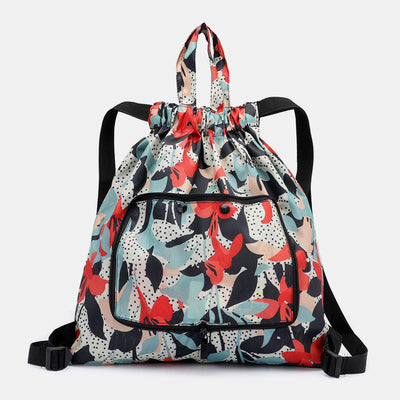 Multifunctional Foldable Backpack With Lanyard
