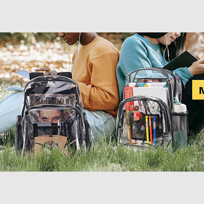 Backpack For School Students Trasparent PVC Leisure Daily Schoolbag