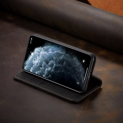 Premium PU Leather Wallet Case Card Holder Compatible with iPhone 13 Pro Max