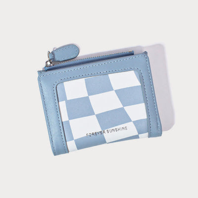 Wallet For Women Protable Light Color Short Leather Money Clip