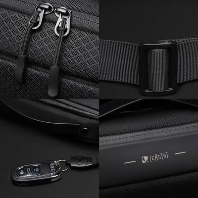 Waterproof Small Messenger Bag for Men Casual Business Shoulder Bag