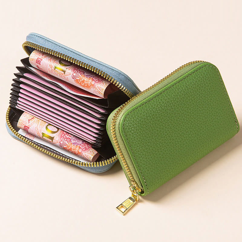Card Holder For Women Daily RFID Protection Multiple Slots Purse