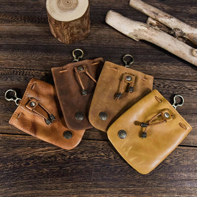 Wallet For Women Vintage Leather Mini Shopping Coin Purse Bag