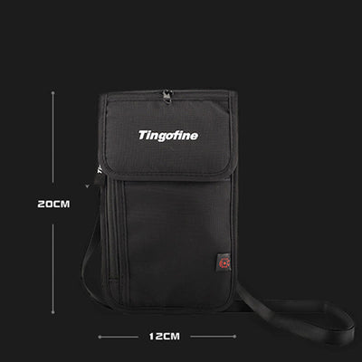 Waterproof RFID Blocking Travel Wallet Passport Holder Small Crossbody Purse