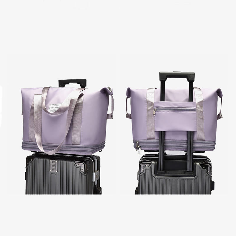 Large Short Trip Travel Bag Women Convenient Collapsible Duffel Bag