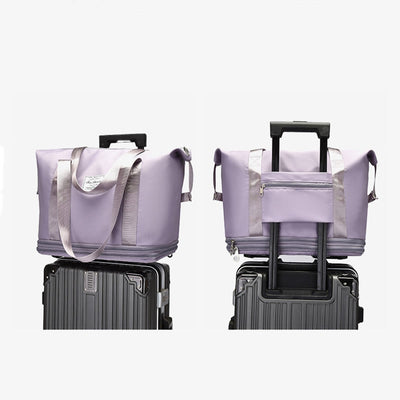 Large Short Trip Travel Bag Women Convenient Collapsible Duffel Bag