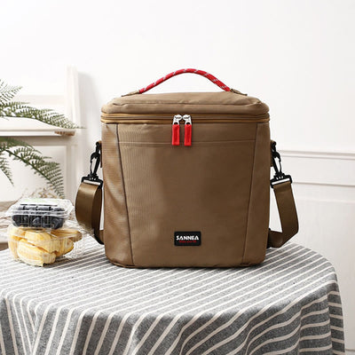 Small Cooler Bag For Picnic Work Oxford Crossbody Lunch Bag