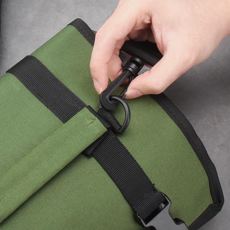 Tool Roll Bag Heavy Duty Tool Organizer with 4 Removable Pouch