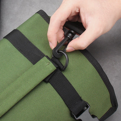Tool Roll Bag Heavy Duty Tool Organizer with 4 Removable Pouch