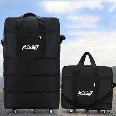 Expandable Spinner Wheel Travel Rolling Tote Luggage Bag Duffel Bag