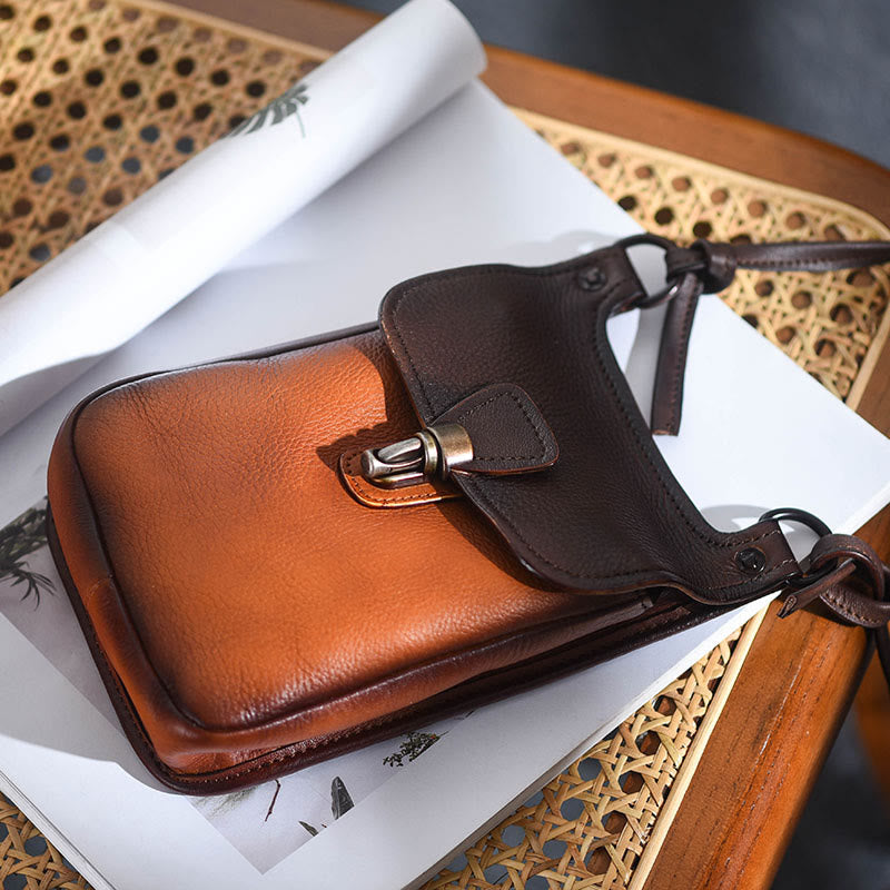 Handmade Crossbody Bag For Women Mini Retro Shopping Phone Bag