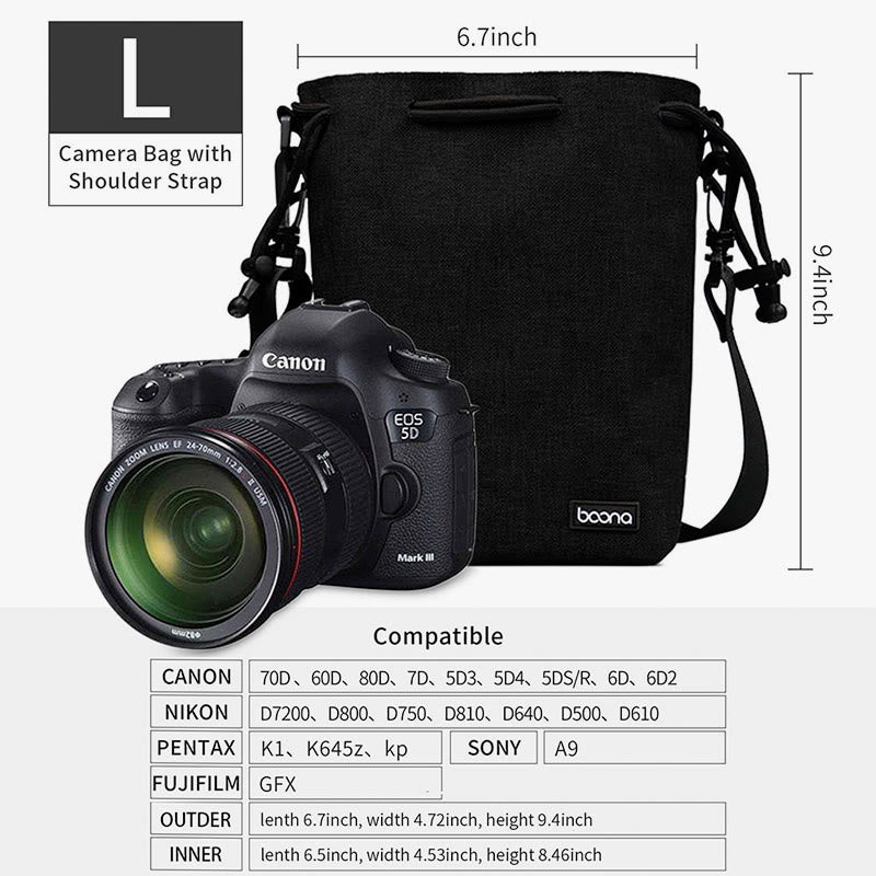 SLR Camera Bag For Travel Waterproof Portable Lens Protective Bag