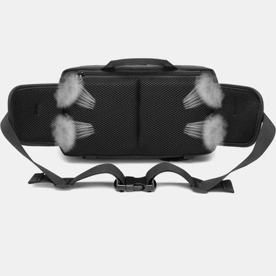 3 Way-Use Large Capacity Waterproof Breathable Comfortable Casual Sling Bag Waist Bag
