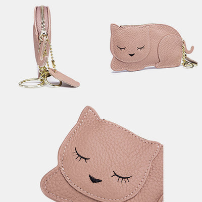 Cute Cat Slim Coin Purse