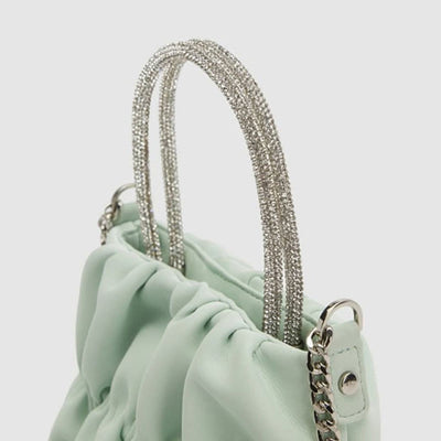 Evening Bag For Women Rhinestone Portable Crossbody Chain Bag