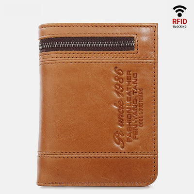 Large Capacity Bifold Retro Wallet