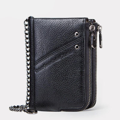 Casual RFID Multifunctional Wallet With Chain