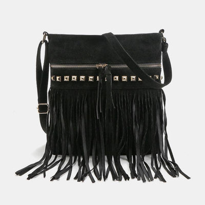 Fashion Large Capacity Tassel Crossbody Bag