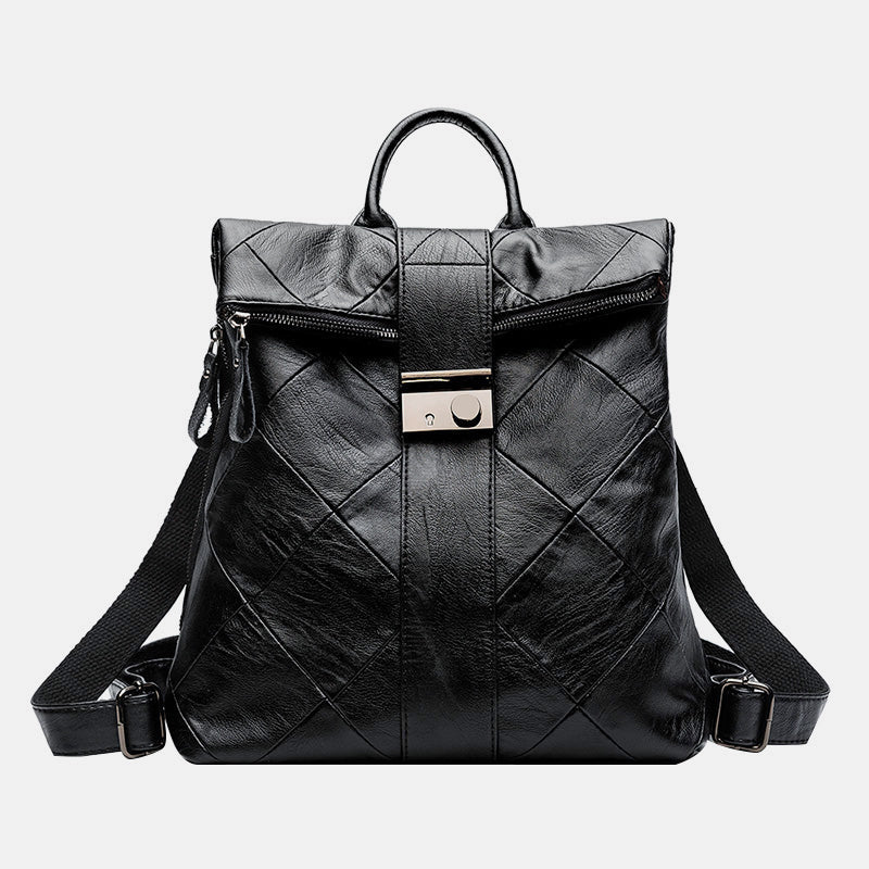 Genuine Leather Vintage Anti-Theft Backpack