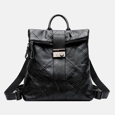 Genuine Leather Vintage Anti-Theft Backpack