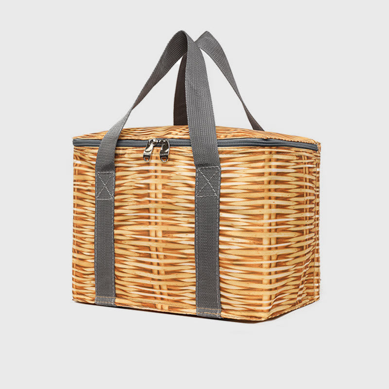Cooler Bag For Travel Foldable Thicken Insulation Picnic Bag