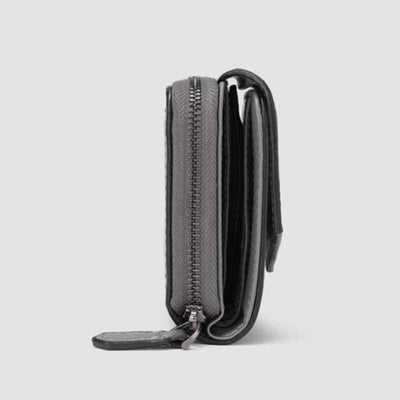 Women Short Bifold Wallet Faux Leather Purse RFID Blocking Card Holder