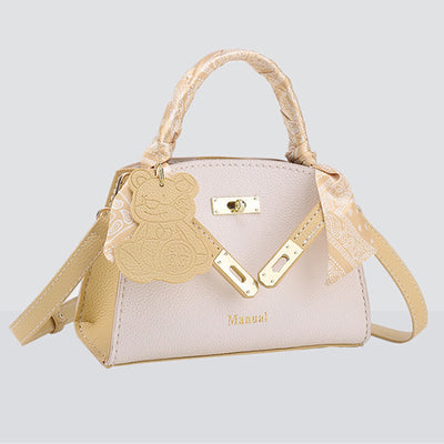 DIY Handbag For Women Retro With Silk Scarf Crossbody Bag