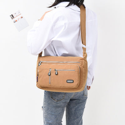 Waterproof Lightweight Casual Nylon Shoulder Purse Crossbody Bag for Women