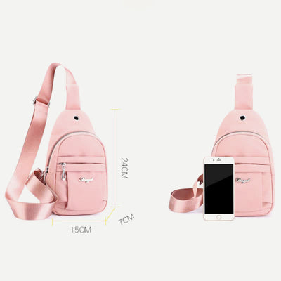 Lightweight Waterproof Sling Backpack Chest Bag Casual Travel Sports Daypack