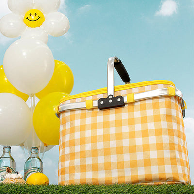 Cooler Bag For Outing Travel Thickened Aluminum Film Picnic Basket