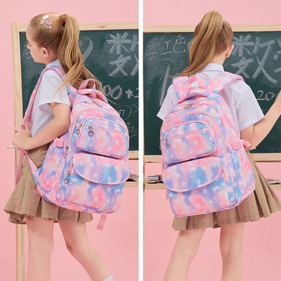 Backpack for Teen Girls 3Pcs School Bag Set with Lunch bag Pencil Bags