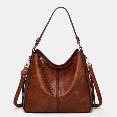 Solid Color Vintage Large Tote