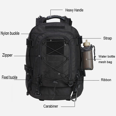 Outdoor Tactical Backpack For Men Multifunctional Hiking Sportsbag