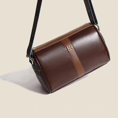 Crossbody Bag For Women Soft Wax Leather Vintage Casual Shoulder Bag